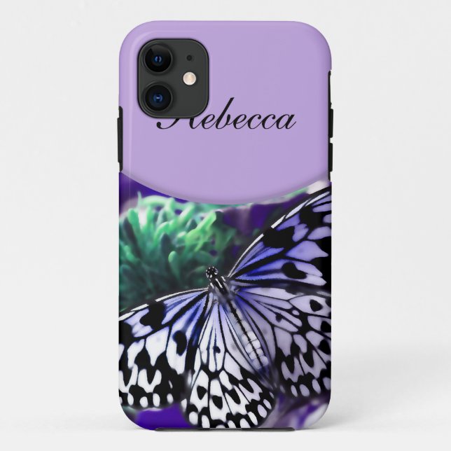 Monogram iPhone 5 Butterfly-Hüllen Case-Mate iPhone Hülle (Rückseite)