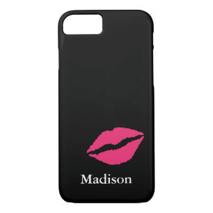 Monogram iPhone 7 Case mit Kiss