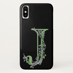 Monogram J Lavender Eucalyptus Case-Mate iPhone Hülle