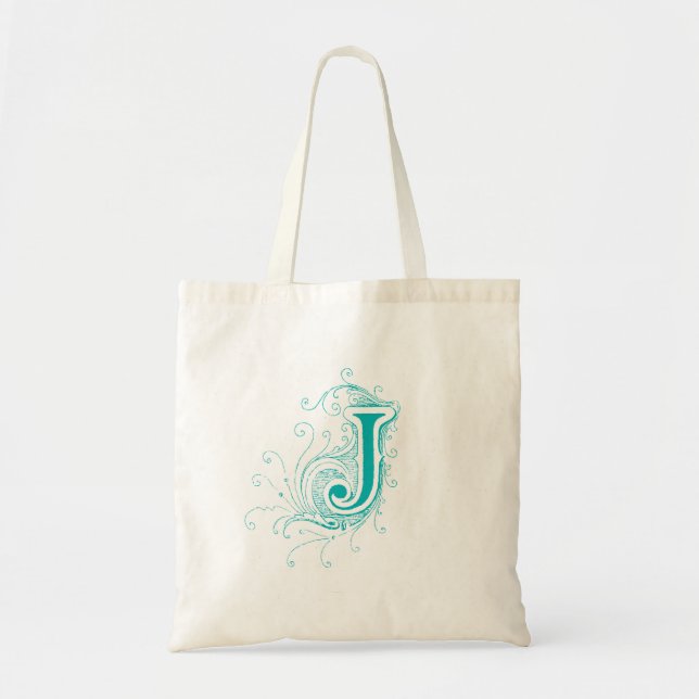 Monogram "J" Tote Bag Tragetasche (Vorne)