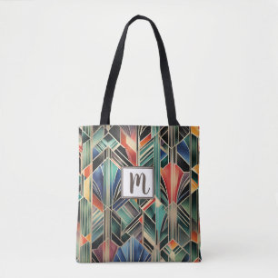 Monogram Jazzy Geometric Elegant Classic Boho