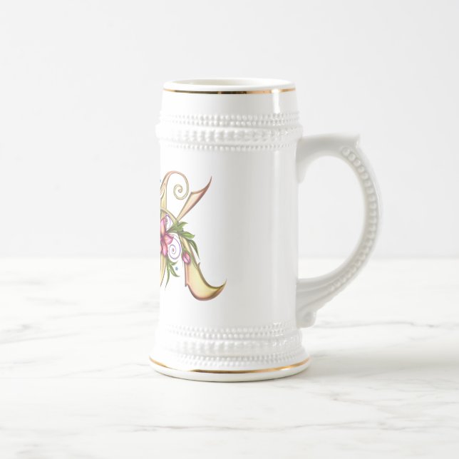 Monogram K Gift Tasse (Rechts)