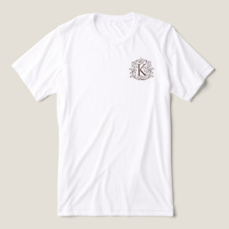 Monogram K White Tri-Blend Shirt
