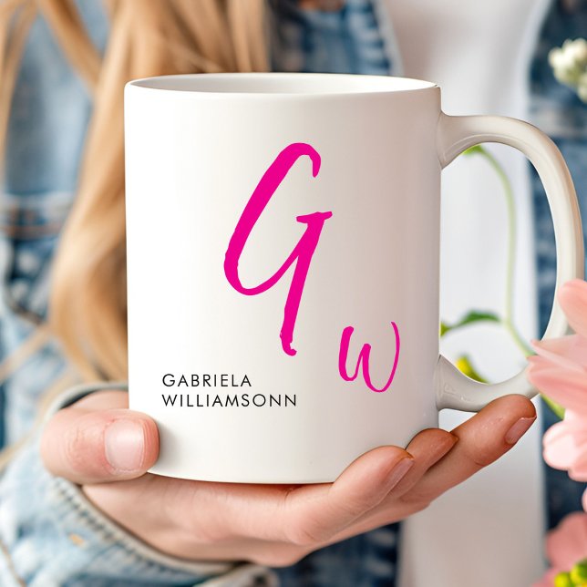 Monogram Kaffeetasse (Von Creator hochgeladen)