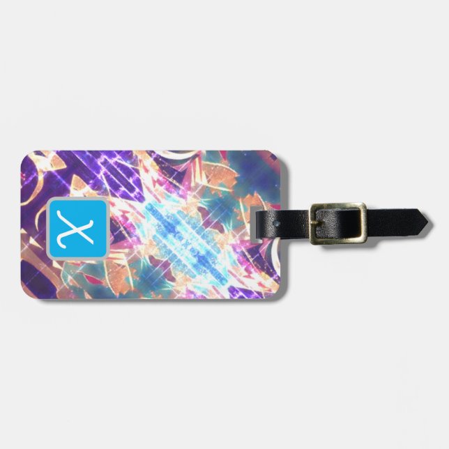 Monogram-Kennung Gepäckanhänger (Vorderseite horizontal)