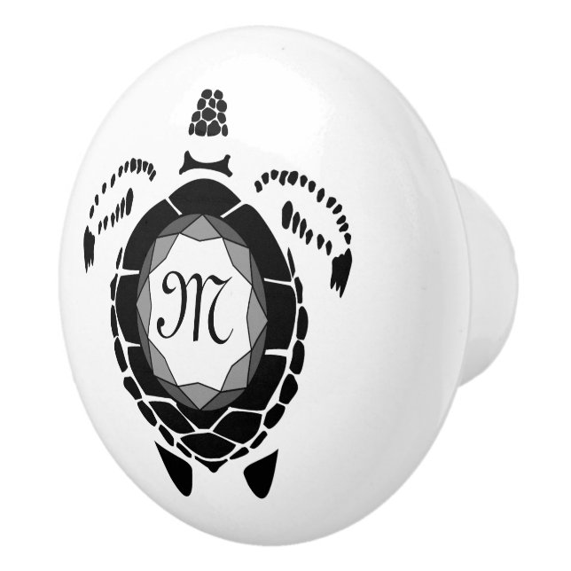 Monogram Keramikknauf (Rechts)