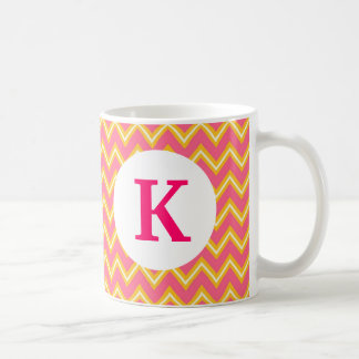 Monogram, kundenspezifisch bedruckte Kaffeemaschin Tasse