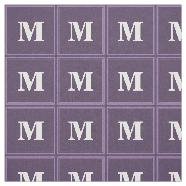 Monogram Lavendel Stoff (Muster)