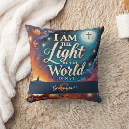 Monogram Lebendige Christliche Halloween Bibelvers Kissen