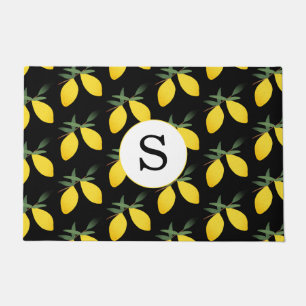 Monogram Lemon Citrus Fußmatte