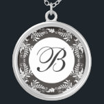 Monogram Letter B Pendant-Kette Versilberte Kette<br><div class="desc">Zeige deinen Stolz auf deine Initialen mit einem Monogramm-Buchstaben-Anhänger.Der erste silberne Anhänger macht auch ein unvergessliches Geschenk für jeden besondere Anlass für die wichtigen Menschen deines Lebens.</div>