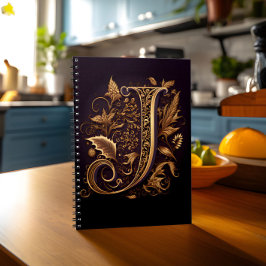 Monogram Letter J Notizblock