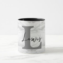 Monogram Letter L Tasse