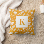 Monogram Letter Vintag Cooking Pattern Koch Baker Kissen<br><div class="desc">Vintages und klassisches Kochmuster. Personalisierte Geschenke und Merchandises für Koch,  Koch,  Bäcker und diejenigen,  die Liebe Kochen und Backen. Sie können den Text an Ihre Bedürfnisse und Kreativität anpassen. Coole und phantastische Geschenke mit individuellem Text. Karo in unserem Shop für mehr Spaß und coole Muster.</div>
