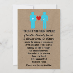 Monogram Liebe Couple Wedding Einladungen