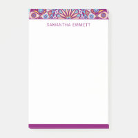 Monogram Lila Mandala Farbige Post-it®-Notizen