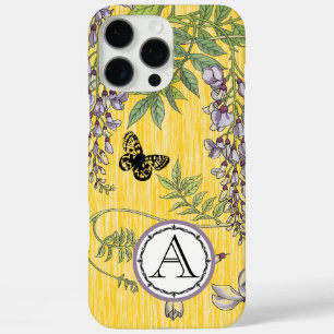 Monogram Lilac und Yellow Vintag Wistria iPhone 16 Pro Max Hülle