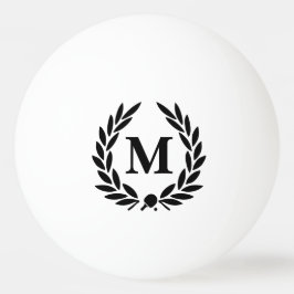 Monogram Lorberkranz SW Tischtennisball