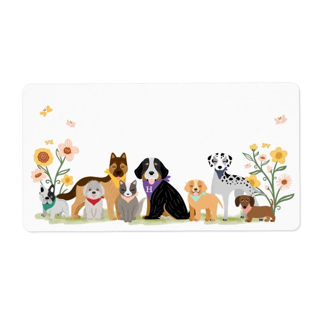 Monogram Loveable Happy Pet Family Hunde Rassen (Vorne)