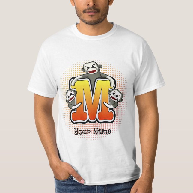 Monogram M Sock Monkey T - Shirt (Vorderseite)