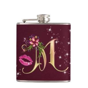 Monogram M Wrapped Flask, 6 oz. Flachmann