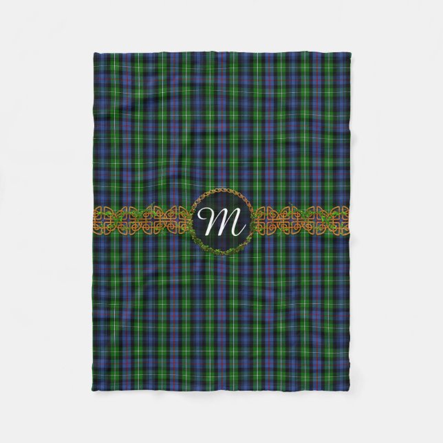 Monogram MacKenzie Tartan Fleecedecke (Vorderseite)