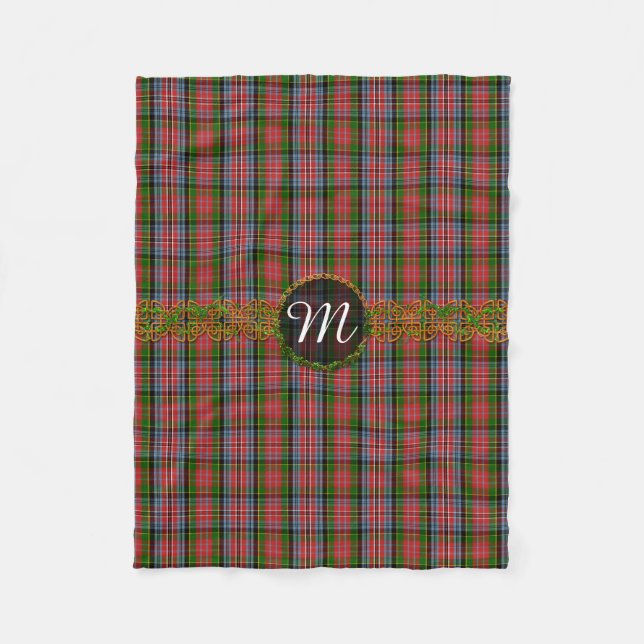 Monogram MacPherson Tartan Fleecedecke (Vorderseite)