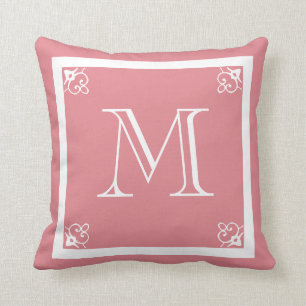 MONOGRAM Massivrosa Rosa Kissen