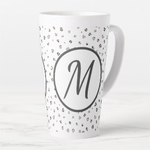 Monogram, mehrfarbiger Leopard Milchtasse