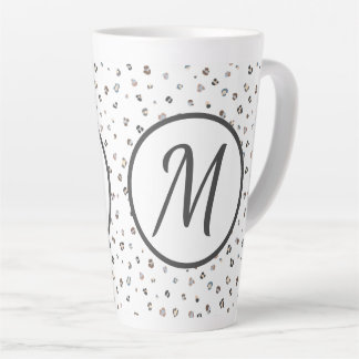 Monogram, mehrfarbiger Leopard Milchtasse