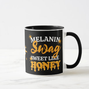 Monogram MELANIN Sweet Like Honey SWAG Tasse