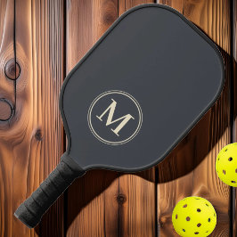 Monogram Mid Century Solid Mediterrane Gray Pickleball Schläger