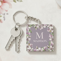 Monogram Mit Monogramm Magnolia Floral Personalisi