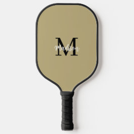 Monogram Modern Black Tan Sand Pickleball Schläger