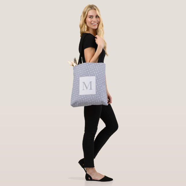 Monogram Modern Geometric Design Grau Subtile Pink (Am Model)