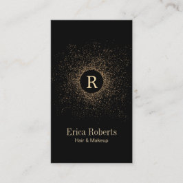 Monogram Modern Hair & Makeup Artist Visitenkarte