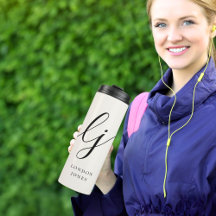 Monogram Modern Minimalistisch Elegant Script Init