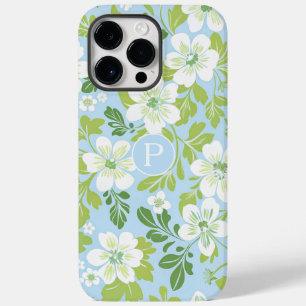 Monogram Modern Spring Primel Blumenmuster Case-Mate iPhone 14 Pro Max Hülle