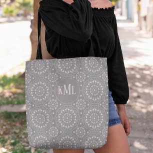 Monogram Modern Stylish Pink Custom