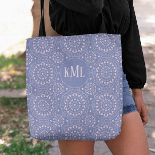 Monogram Modern Stylish rosa und Lila