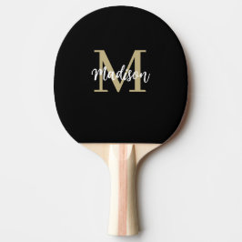 Monogram Modern Tan Black Sand Tischtennis Schläger