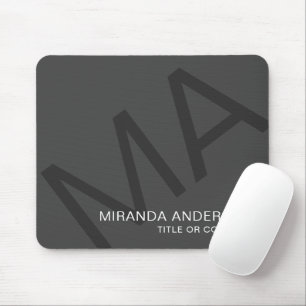 Monogram Moderne Fette Typografie Professionell Mousepad