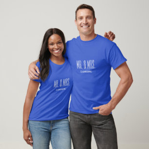 Monogram Mr. & Mrs. Shirt