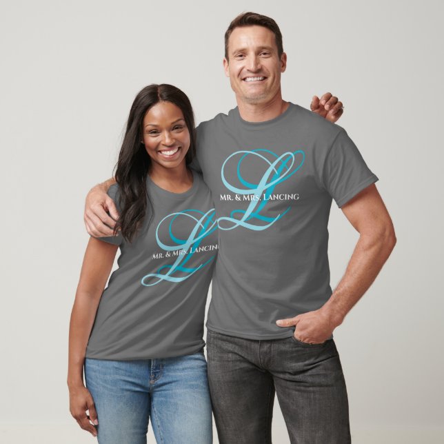 Monogram Mr. & Mrs. Shirt (Unisex)