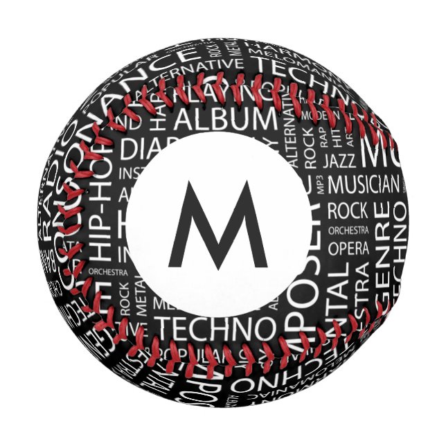 Monogram MUSIC Baseball (Vorderseite Links)