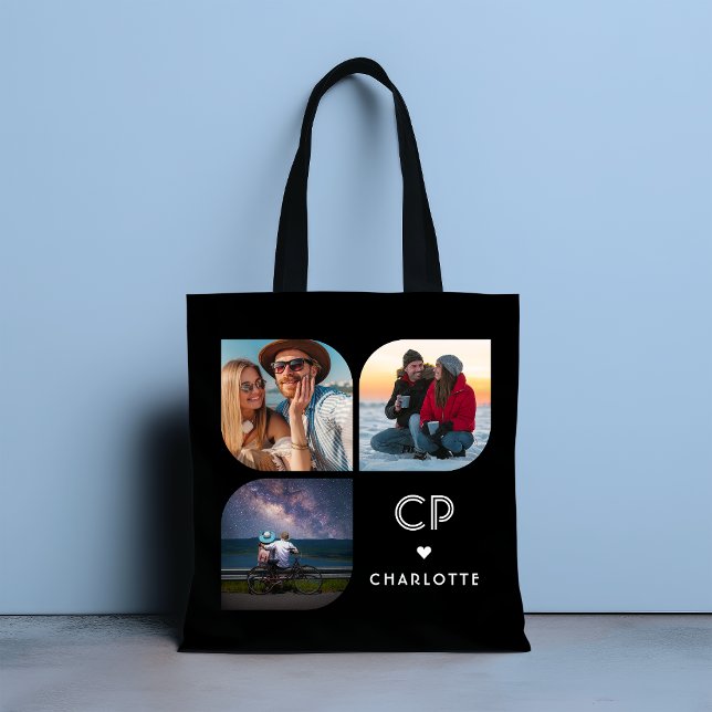 Monogram Name 3 Foto Modern Trendly Simple (Von Creator hochgeladen)