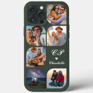 Monogram Name 6 Foto Modern Trendly Simple Case-Mate iPhone Hülle