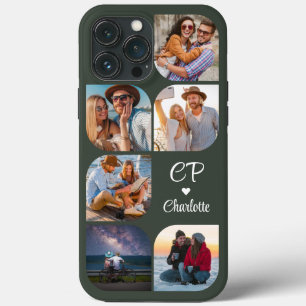 Monogram Name 6 Foto Modern Trendly Simple Case-Mate iPhone Hülle