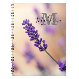 Monogram Name Journal-Notebook mit benutzerdefinie Notizblock