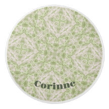 Monogram Name Sage Green Pattern |